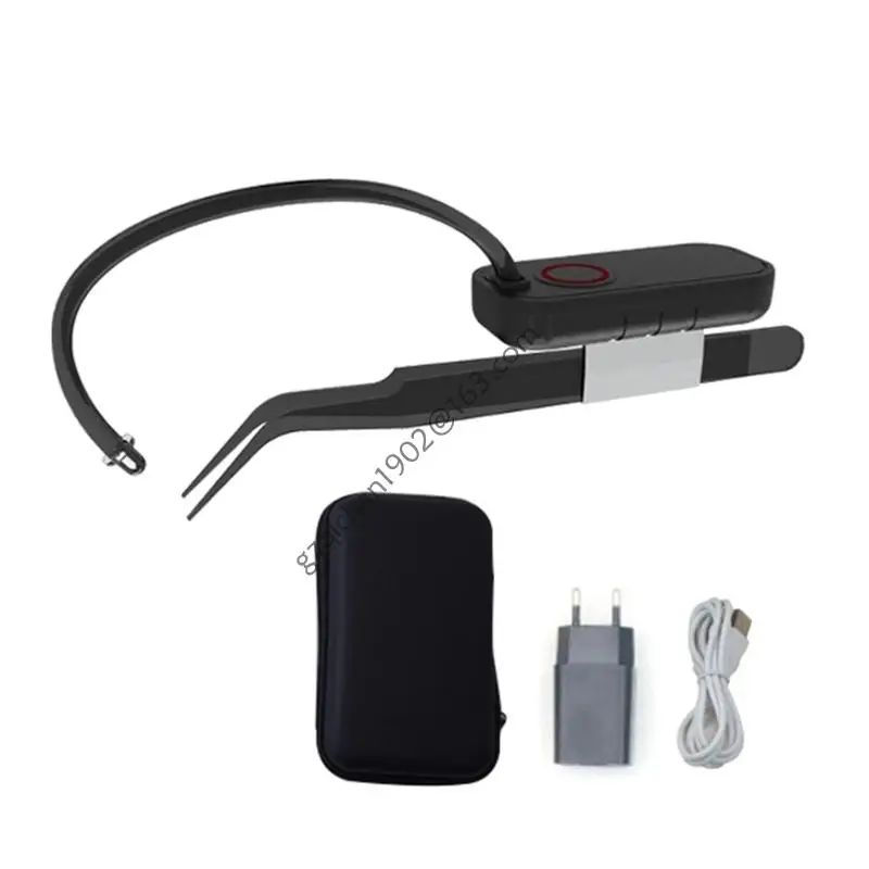 

X7AB Portable Curing Light with Flexible Rotating Arm Small Tweezers for Eyelash Extensions Fast Cure Professional Salon Tool