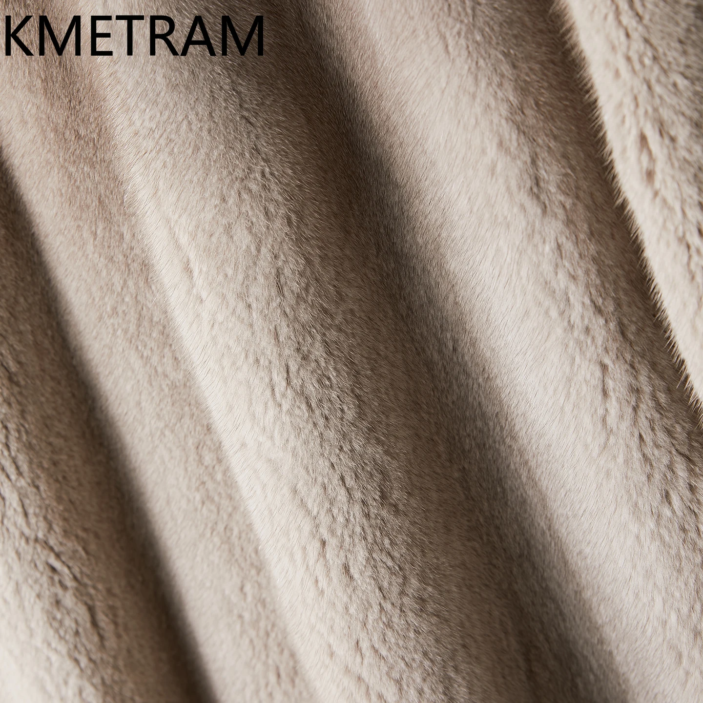 KMETRAM 100% معاطف فرو المنك امرأة منتصف طول معطف الفرو الحقيقي 2025 شتاء دافئ جديد في ملابس خارجية النساء الملابس fourrures فام
