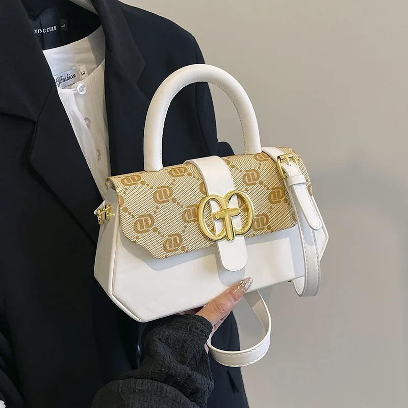 

2025 New Women's Vintage Print Tote Bag, Chic Adjustable Strap Crossbody Purse, Versatile Shoulder Bag for Work & Daily Commute