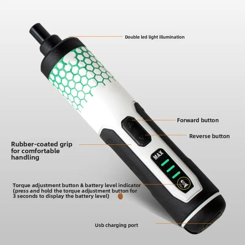 Tool Set Small Mini Lithium Battery Rechargeable Home Electronics 3.6V Electric Screwdriver