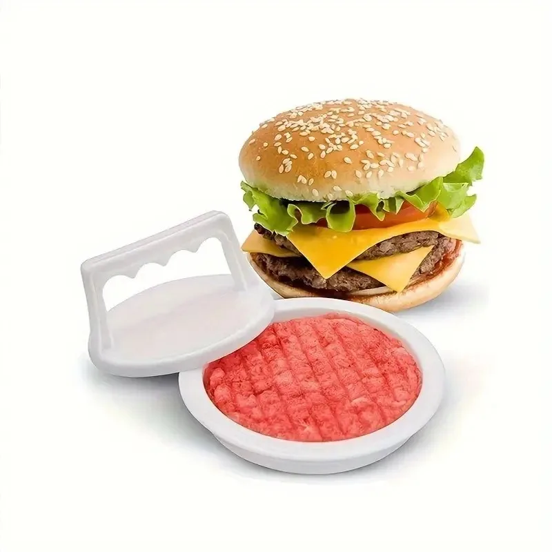1pc Hamburger Press Stuffed Burger Press Plastic Meat Grill Party BBQ Burger Maker Mould Hamburger Maker Kitchen Tool view 4