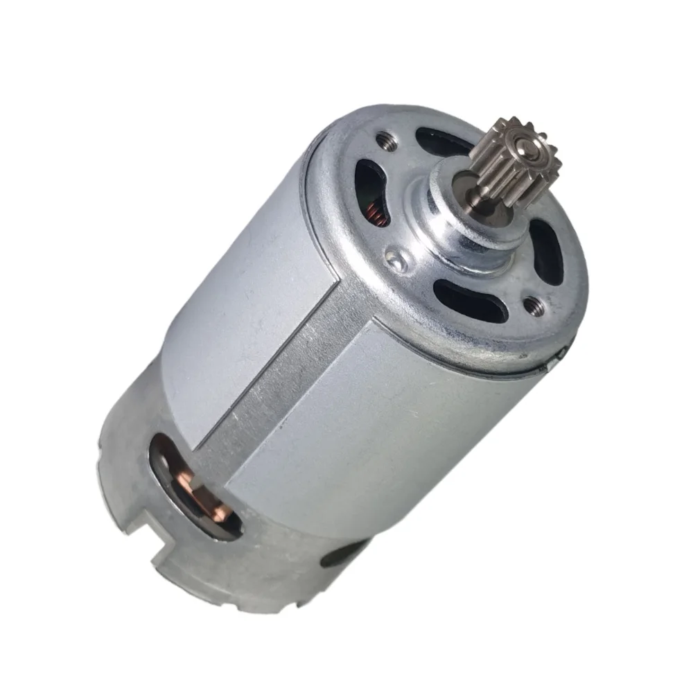 RS550 Drill 13 Teeth 9.6 10.8V 12 14.4V 16.8V 18 21 25 V DC Motor for Hand Tools, Motor for Lithium Ion Rechargeable Screwdriver