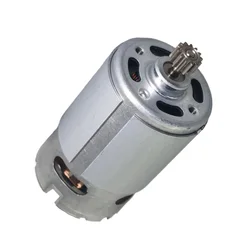 RS550 Drill 13 Teeth 9.6 10.8V 12 14.4V 16.8V 18 21 25 V DC Motor for Hand Tools, Motor for Lithium Ion Rechargeable Screwdriver