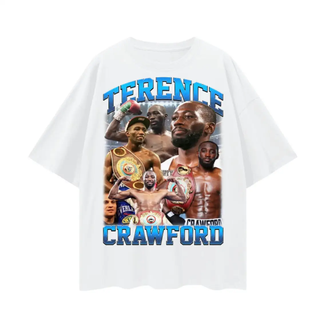 Terence Bud Crawford Streetwear 100% Cotton Loose Basic Tee - Boxing Shirt Superstore  - Featuring Gervonta Spence Bud Canelo an