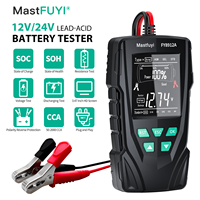 MASTFUYI FY8912A Battery Tester: 12/24V Lead-Acid Battery Life Prediction, Voltage and Internal Resistance Health Status Test.