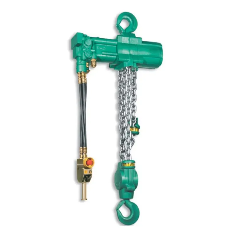 500kg Pneumatic Portable Hoisting Winch Crane Air Hoist With Chain For Small Weight