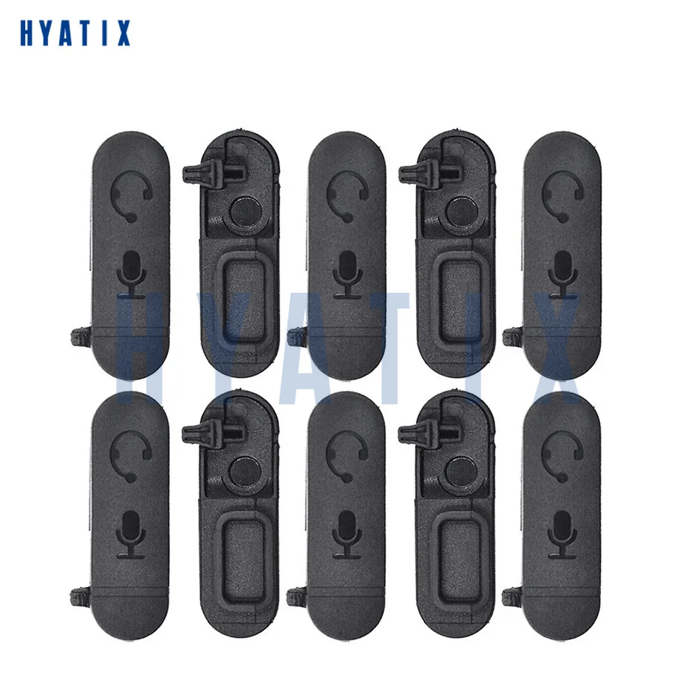 5~50pcs Audio Jack Connector Dust Cover for DEP450 XIR P3688 CP200d DP1400 Radio Walkie Talkie Accessories