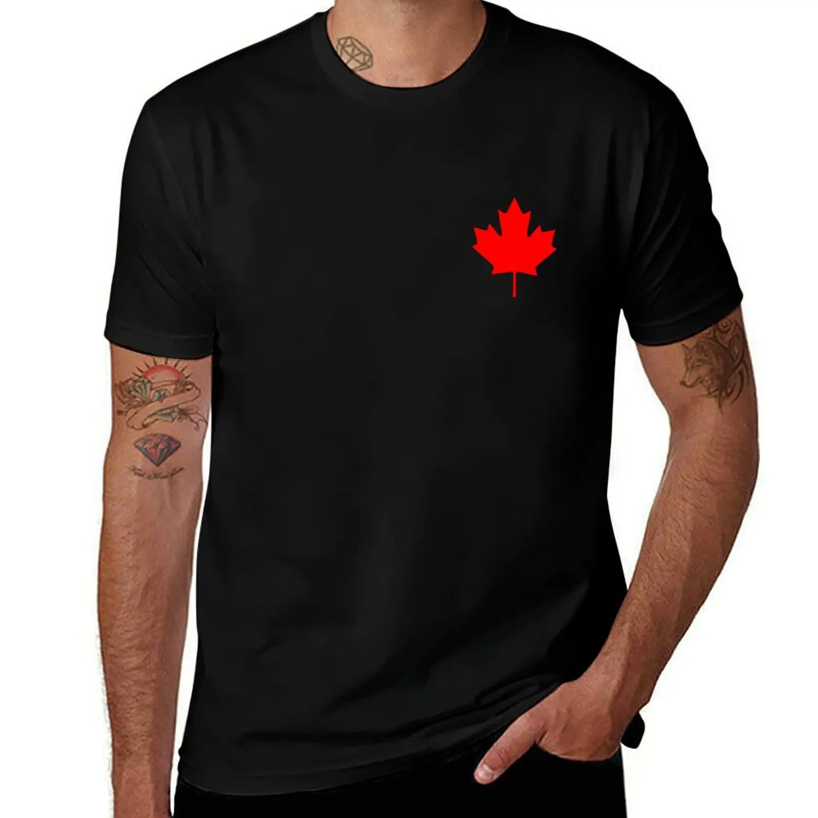 Canada Flag Maple Leaf Canadian Flags Men Women T-Shirt plus size tops cotton graphic tees sweat customs oversized t shirt men