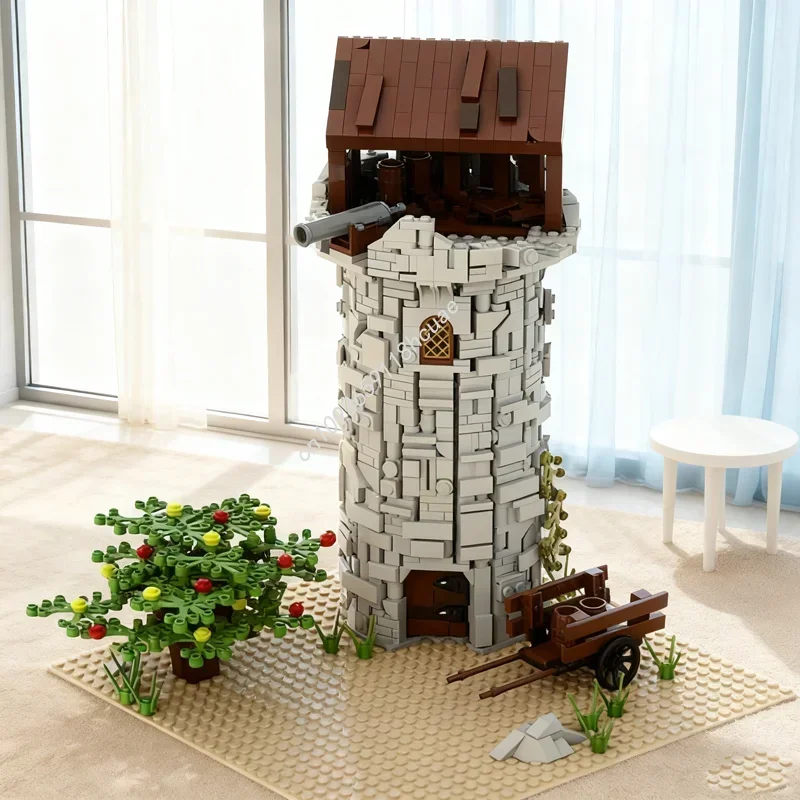 1164pcs MOC Tower Castleed Model Building Blocks Construction Assemble Creative Education Festival Gifts Toy Birthday