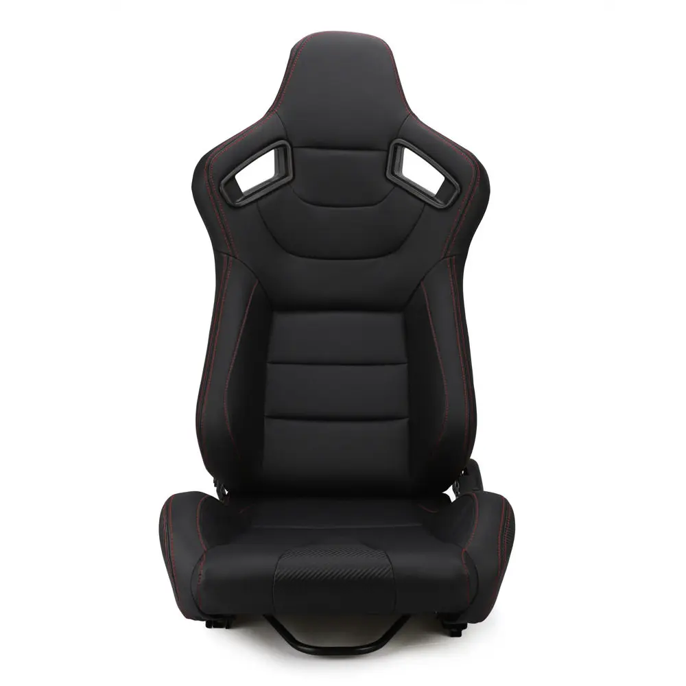 DOS New Universal PVC Leather Racing Bucket Seats With Single Slider Hot Selling Car Modification Accessories
