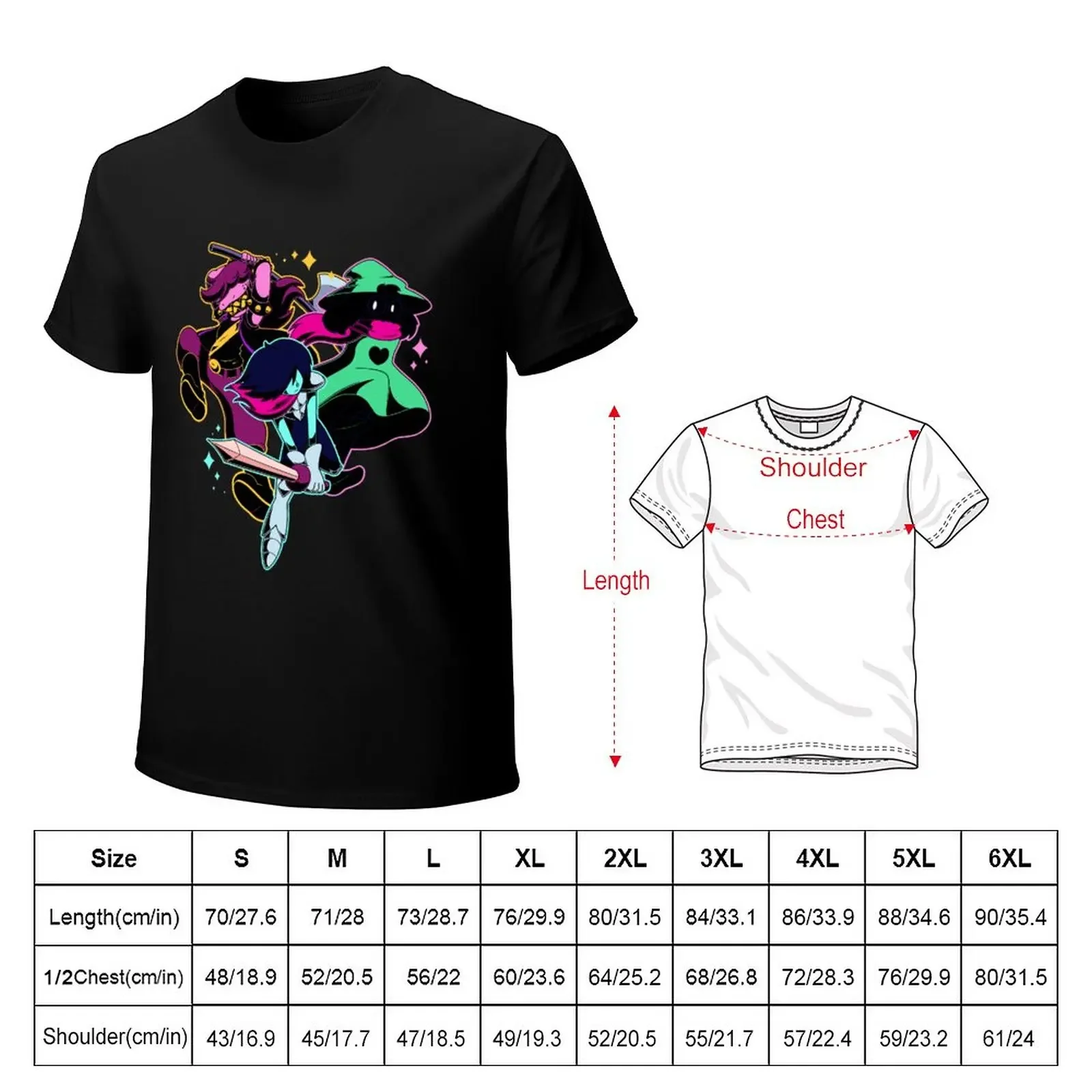 Deltarune - Warriors T-Shirt oversizeds funnys for a boy animal prinfor boys black t shirts for men