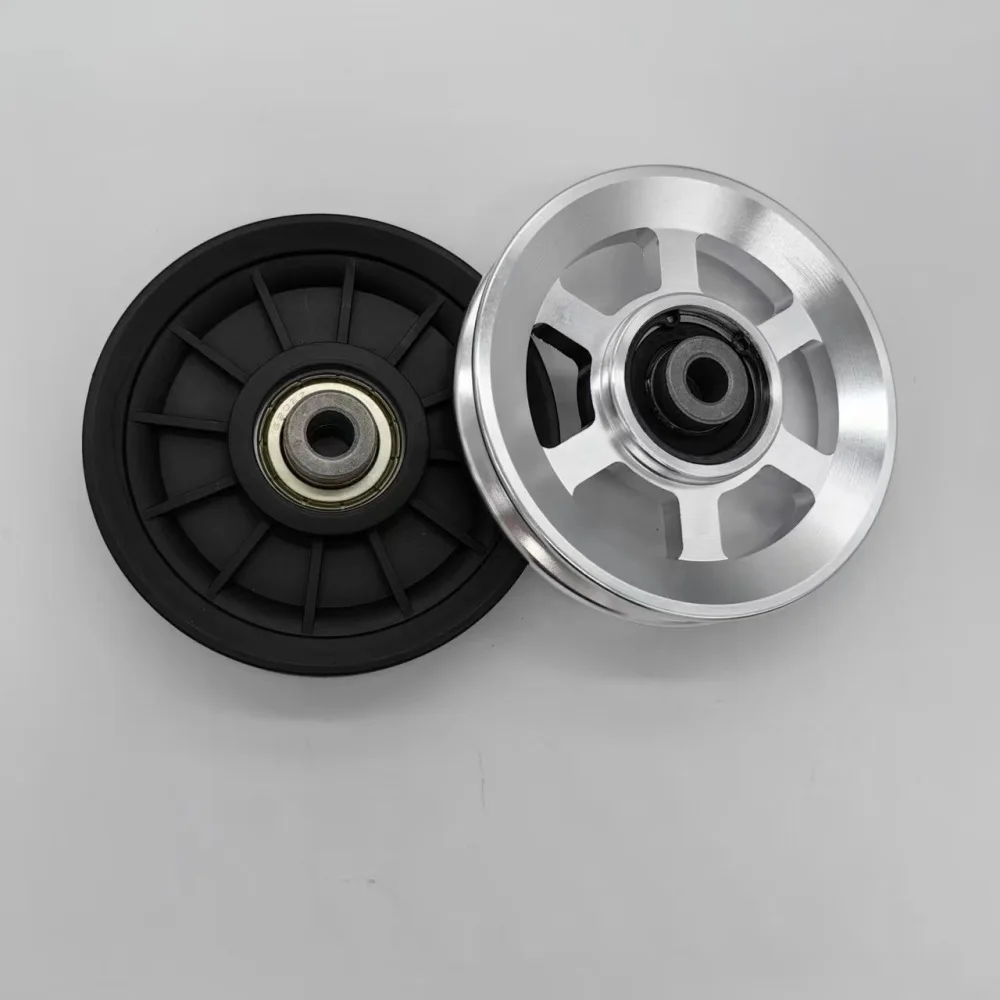 Universal Nylon Bearing Gym Pulley Wheel Replacement Fitness Equipment Parts Durable Cable Machine Roller 50mm 115mm Size