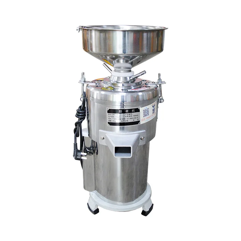 Commercial Peanut Sauce Grinder Mixer Sesame Blender Butter Food Processor Colloid Peanut Butter Maker Soybean Grinding Machine