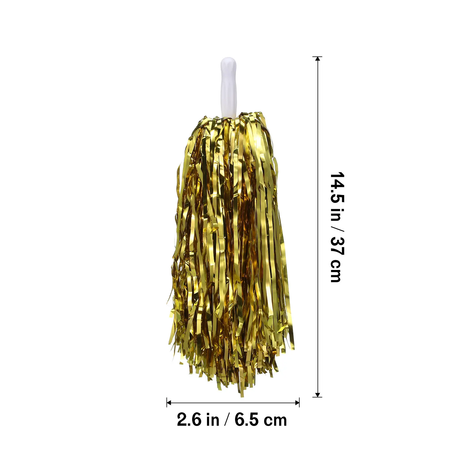 7Pairs Handheld Cheerleading Pom Poms PVC Vibrant Swinging Cheering Props for Sports Events Parties Festivals