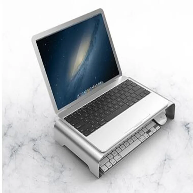 Aluminum alloy computer monitor increased desktop storage bracket notebook bracket