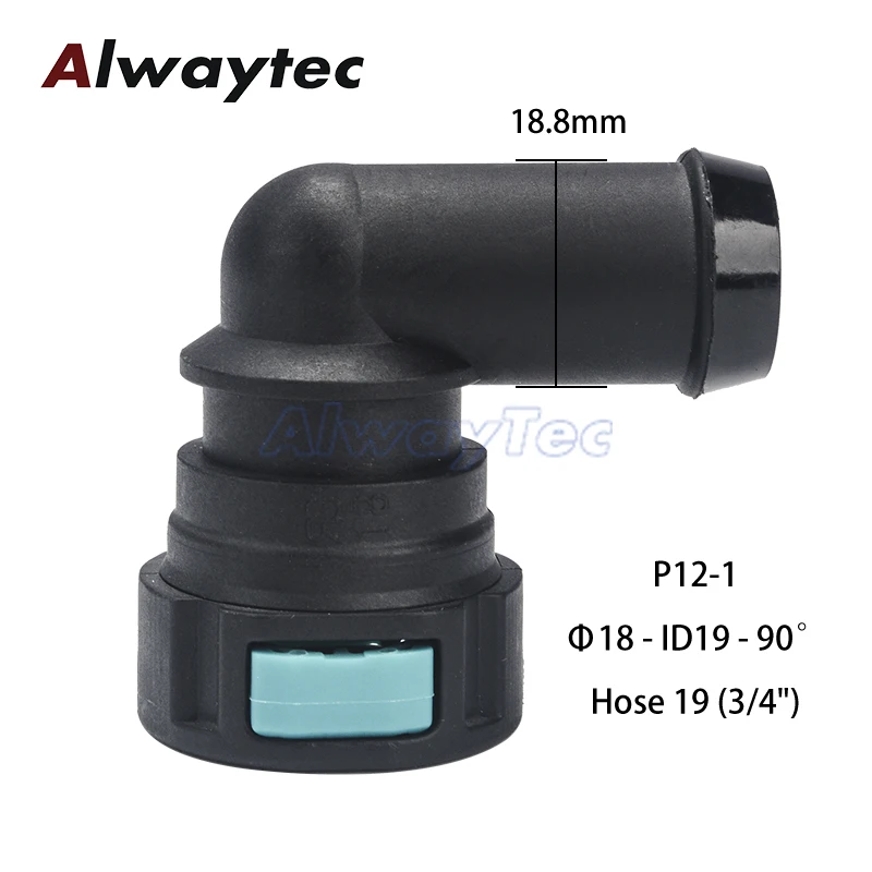 Auto kraftstoff kunststoff quick connect fitting 18,9mm Große durchmesser schlauch adapter weiblichen schnell anschluss – Detail 8