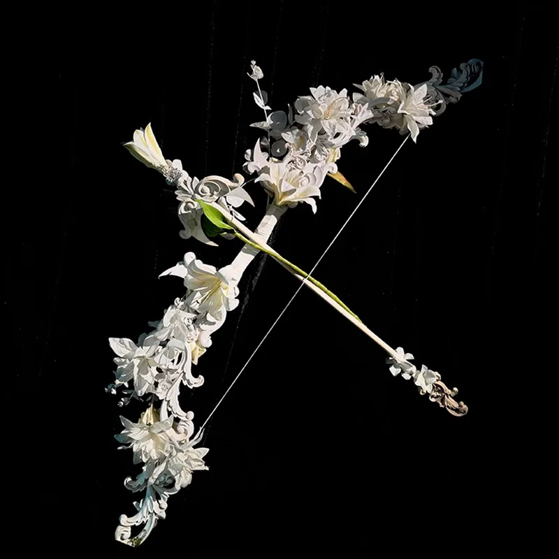 

Bow and arrow photo props, photo studio props, bridal bouquet