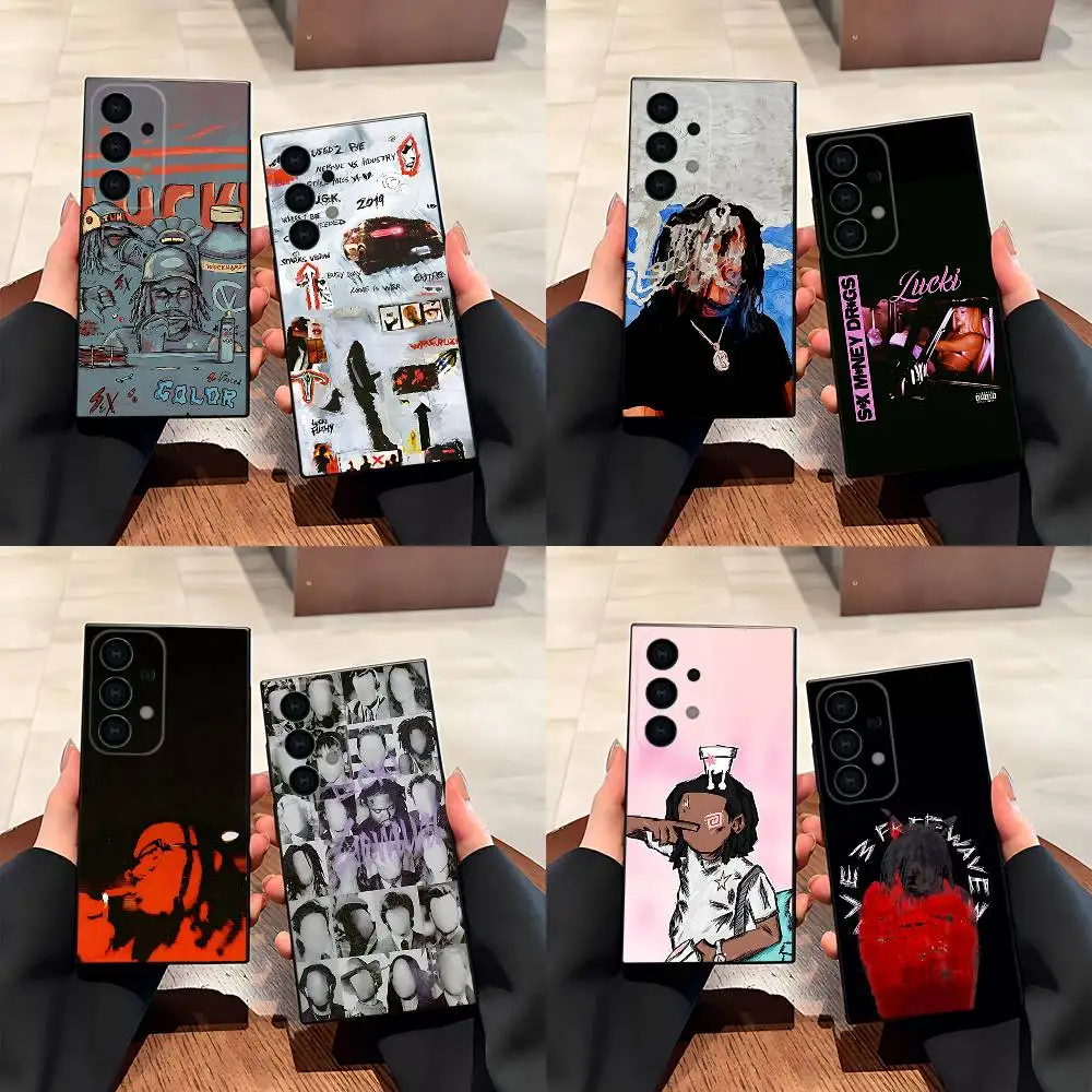 

L-Lucki Rapper Gemini Phone Case for Samsung S series s21 s22 s23 s24 s25 FE Plus Ultra TPU Soft to Skin-friendly case