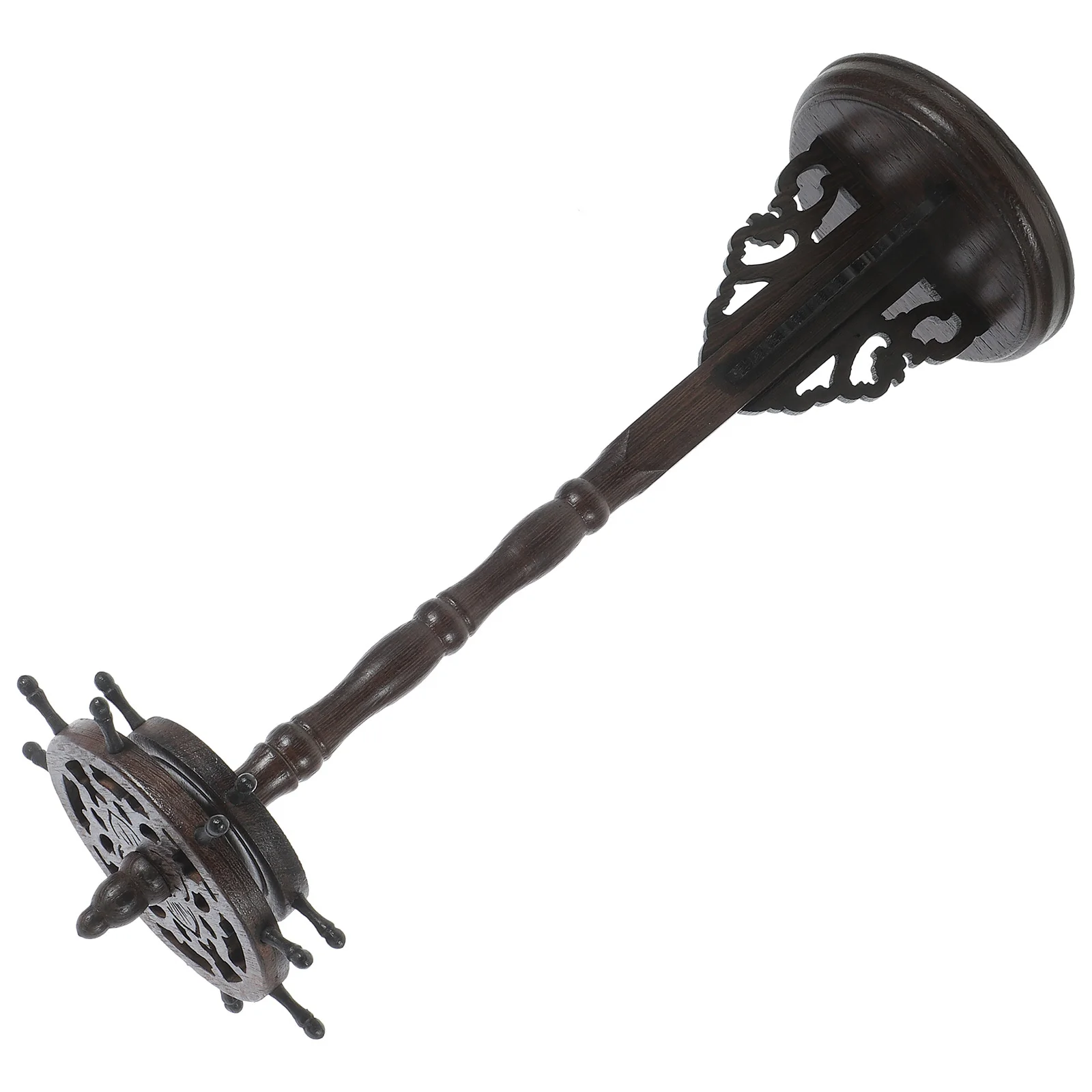 1 قطعة حامل أقلام فرشاة خشبية مع قاعدة مستديرة لمسة نهائية سوداء لتنظيم فرش الحبر سطح المكتب ملحقات ديكور فكرة هدية