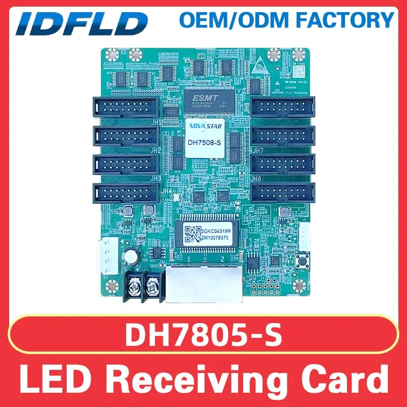 LEDDisplay Receiving Card Novastar DH7508-S Full Colour HUB75 RGB SMD Panel Video Wall Digital Signage Control Card