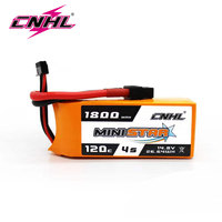 CNHL 4s 14.8v 1800mAh 120c Lipo Battery With XT60 Plug For Rc Drift Car Airplane Boat Parts Accessories 1/2pcs