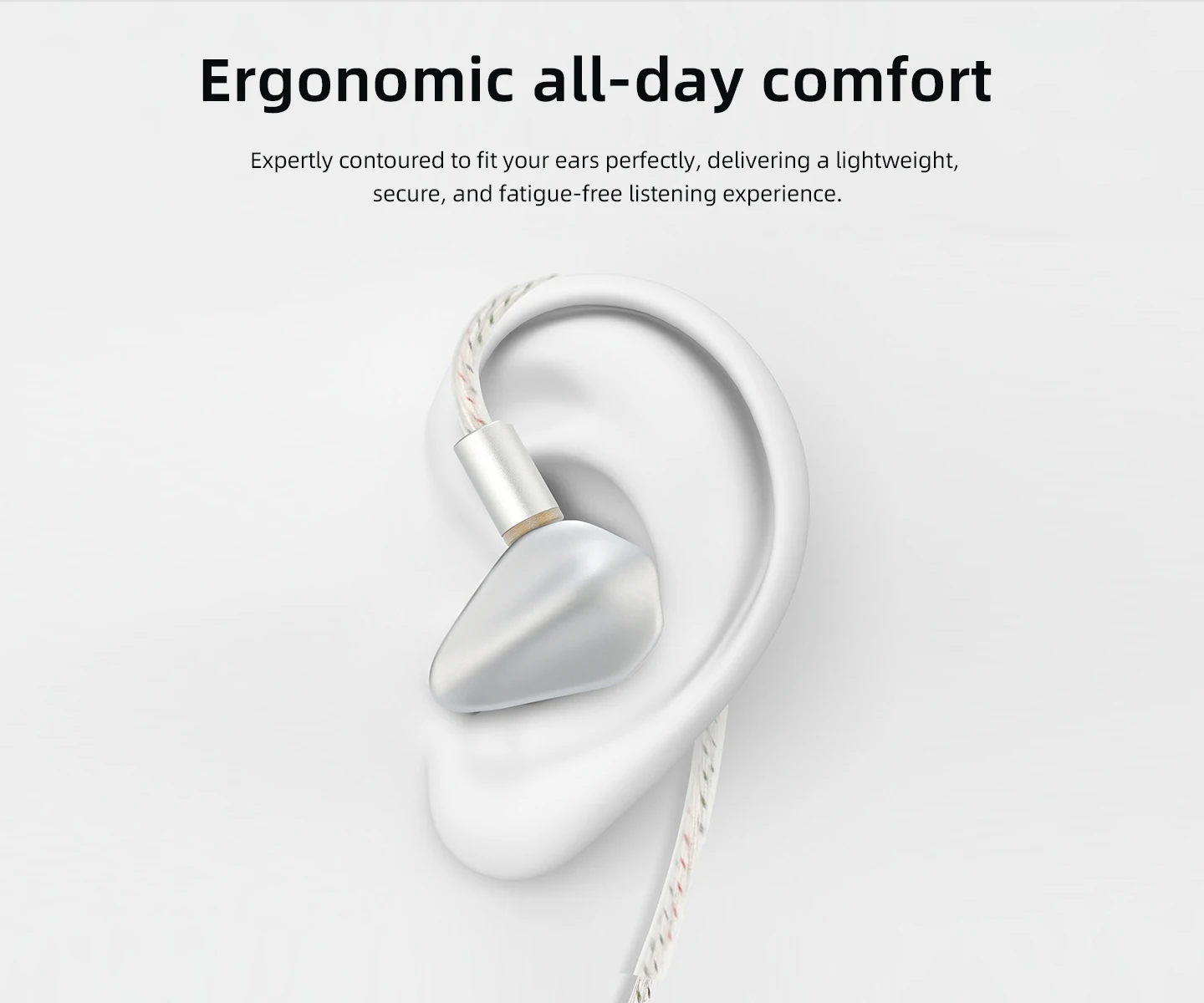 KEFINE Loric PU + Titan-Verbundmembran-In-Ear-Monitor-Kopfhörer mit abnehmbarem 0,78-mm-2-Pin-Anschluss – Detail 7