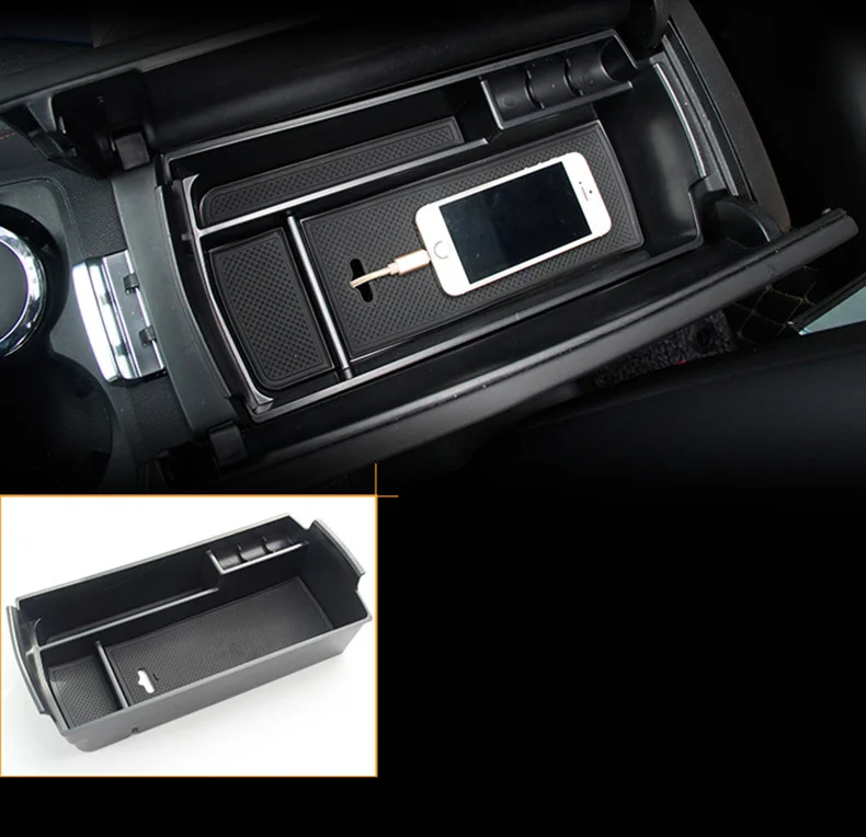 Car Armrest Box Storage For Peugeot 3008 3008GT 5008 2018 2019 2020 2021 Central Console Storage Box Interior Accessories