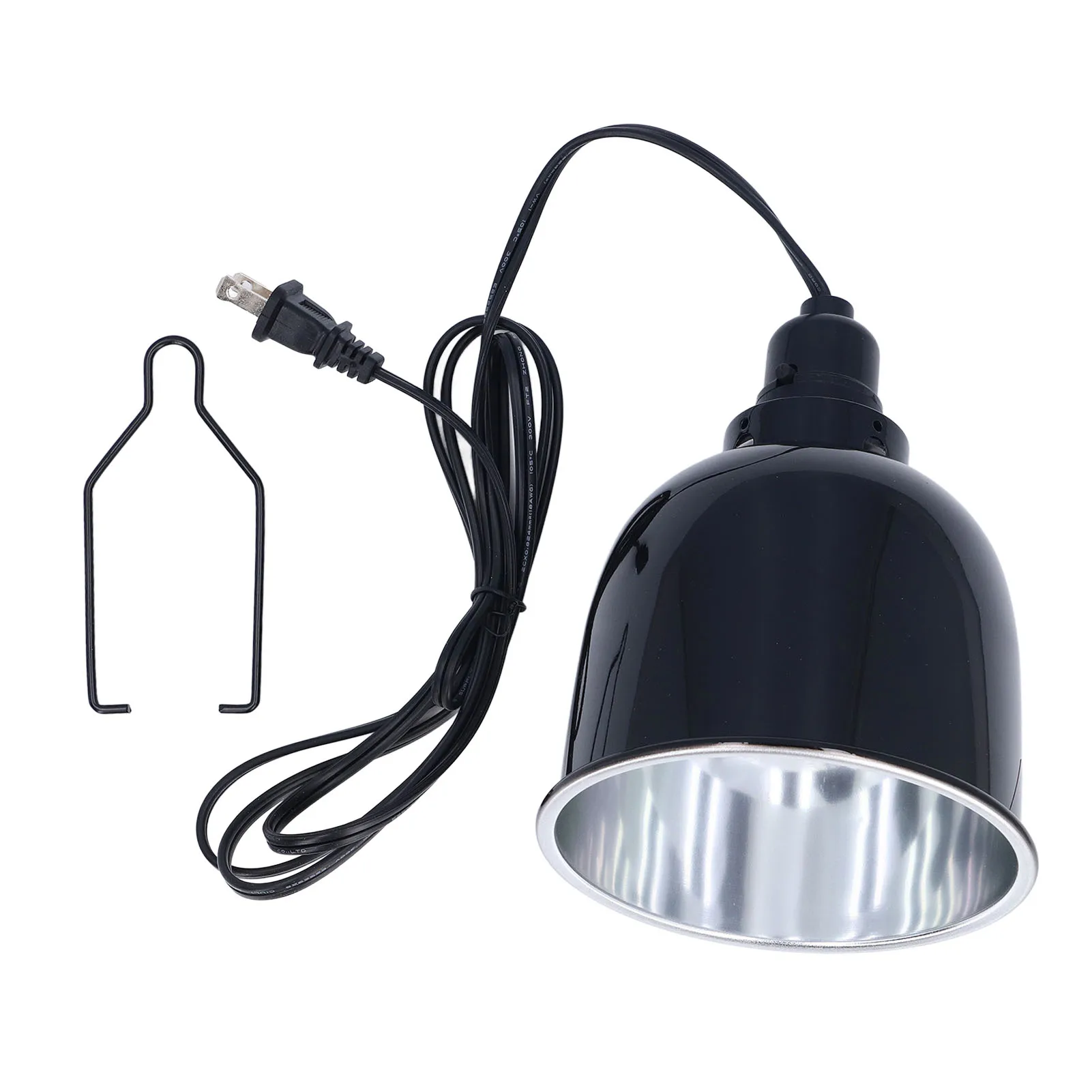 爬虫類用ヒートランプ ドーム型アルミ製 250W E27 タートル、トカゲ、テラリウム用爬虫類ライト UVBライト