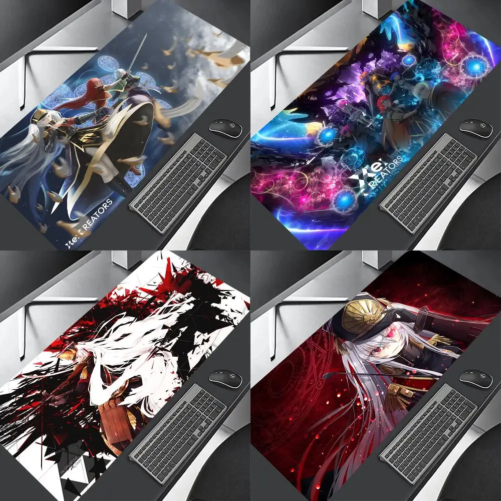 R-ReCreatorsS Anime Mouse Pad Professional E-Sports Mouse Pad Fine Surface Gaming Rubber Mouse Pad Smooth Desk Pad