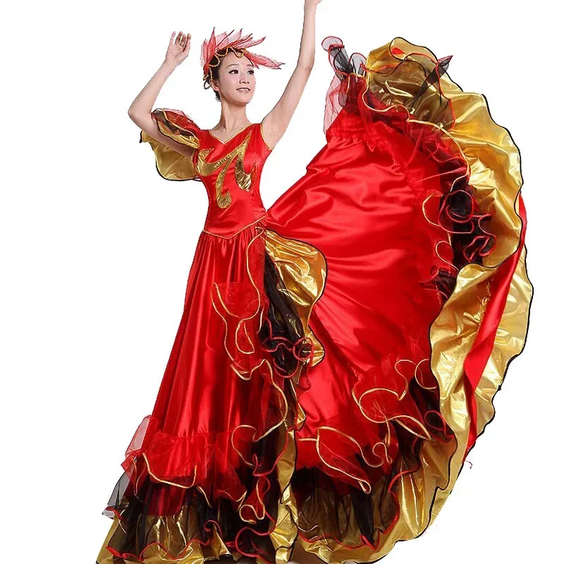 Flamenco Dance Dress Opening Dance Dazzling Dress Adult New Modern Atmosphere Performance  Bullfighting Dance Performance Dress