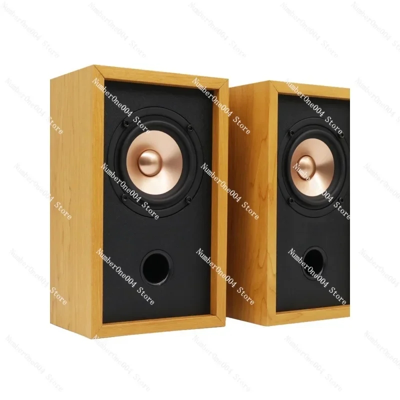 

3inch Full Range Speaker Wooden Passive Audiophile Desktop Bookshelf Small Speaker Home Computer 5.1 Front Surround