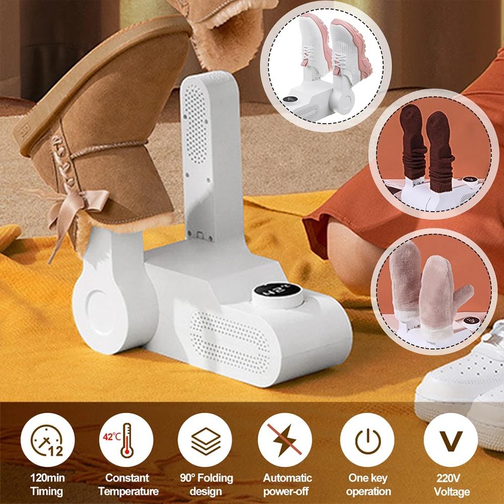 NEW Shoes Dryer Machine 42°c Smart Constant Temperature Fast Dryer Heater Deodorizer Dehumidifier Device Gloves Boots Drier