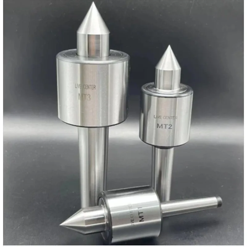 

Morse MT1 MT2 MT3 High-precision Mo-Type Rotary Center Lathe Taper Handle Movable Thimble MT2 Alloy Double Tip Center