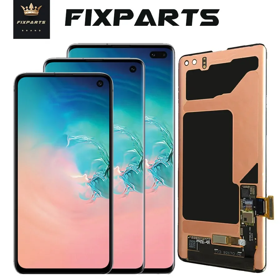 Протестированный AMOLED-экран для Samsung Galaxy S10 2019, ЖК-дисплей S10E, сенсорный экран, дигитайзер в сборе для SAMSUNG S10 Plus, ЖК-дисплей