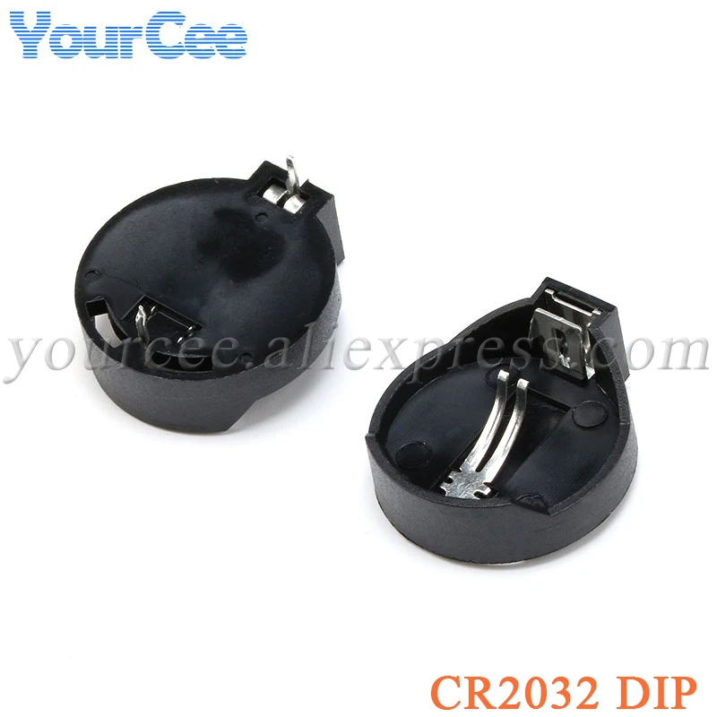 20pcs High Quality CR2450 CR2025 CR2032 CR1220 SMD DIP Button Coin Cell Battery Socket Holder Case Battery Storage Box