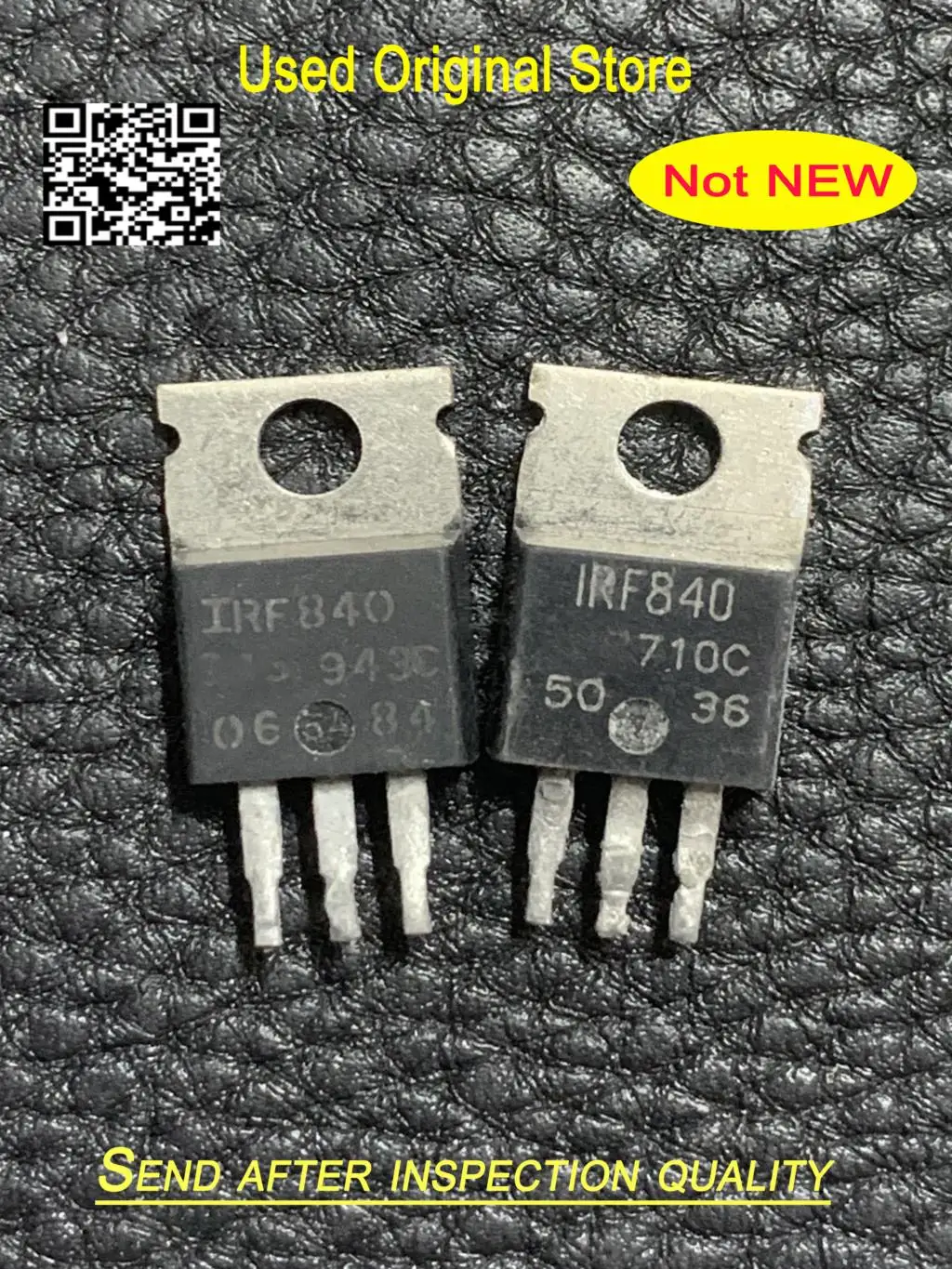 Used 10pcs/lot IRF840 IRF840PBF IRF840A IRF840B 8A 500V TO-220 MOSFET