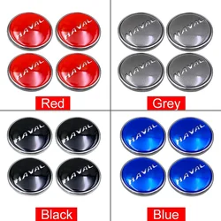 For Haval F7 F7X Jolion H6 3th gen 3rd 2019 2020 2021 2022 4pcs Car Wheel Hub Caps Center Cover Decoration Badg Logo Accessories