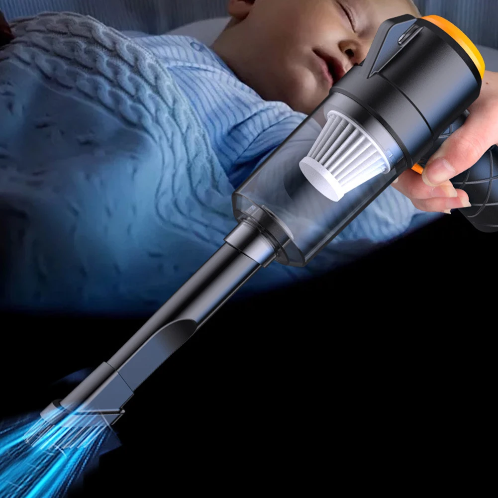 6 In 1 Blowing Suction Car Cleaner Multifunctional Mini Handheld Cleaner High Power Vacuum Cleaner for Car Home Office Cleaning