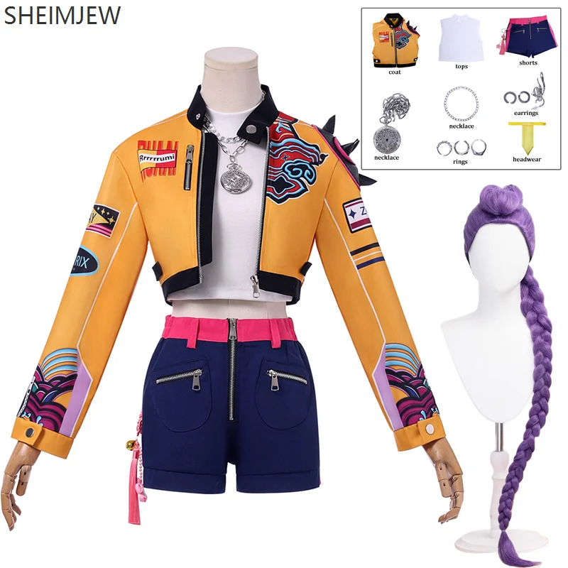 

Kpop Witch Group Superstar Cosplay Costume Girls Adult Women Halloween Carnival Anime Expo Party Hallyu Wig Anime Show Set 2025