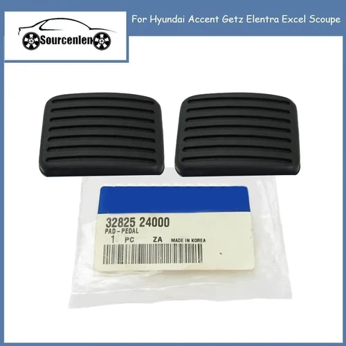 Gomas para almohadilla de Pedal de embrague de freno, 2 uds. 3282524000   32825-24000 para Hyundai Accent Getz Elentra Excel Scoupe
