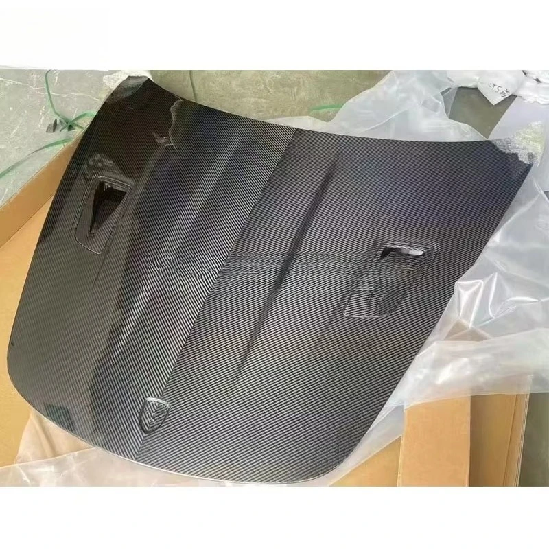 ملحقات غطاء محرك السيارة من ألياف الكربون عالية الجودة لبورشه كايمان بوكستر 718 GT4 ترقية غطاء المحرك بتصميم RS #3