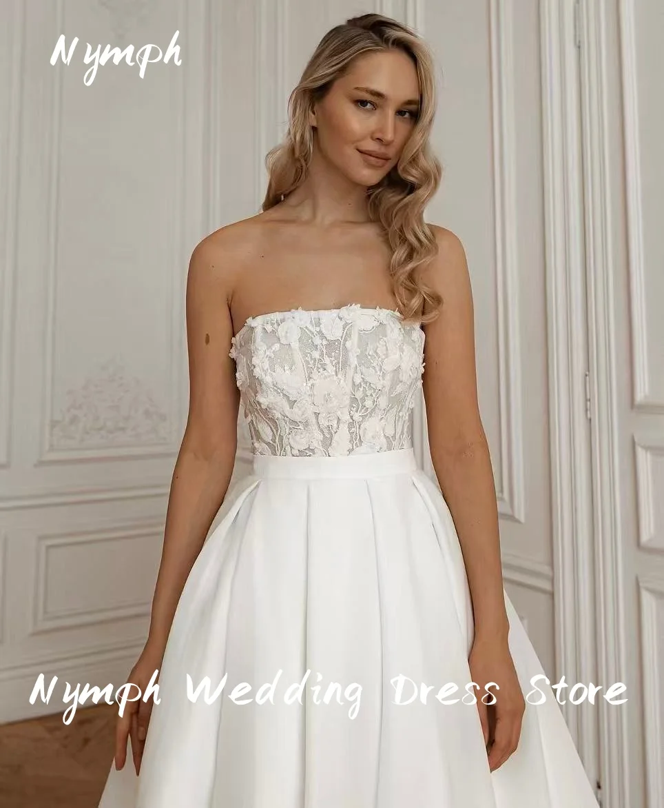فستان زفاف مخصص من قطعتين قابل للانفصال مزين بتنورة لامعة قابلة للانفصال 2 في 1 للعروس فيستدو دي نوفي