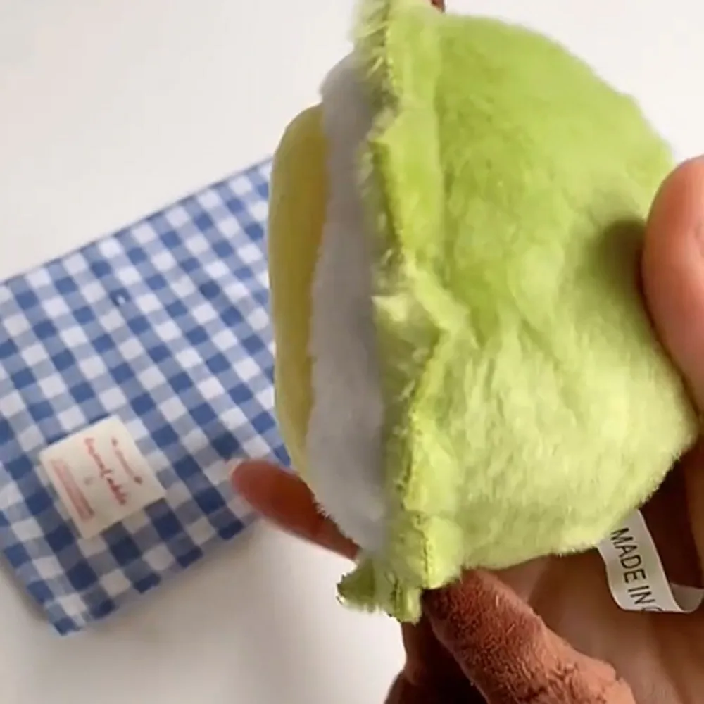 Fruit Doll Fruit Durian Plush Keychain Fluffy Soft Durian Plush Doll Pendant Collection Cute Durian Plush Toy Keychain