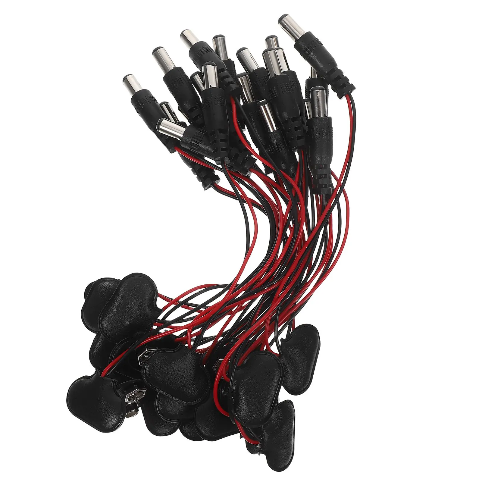 20Pcs Battery Connector Set with Extended Wire T-Type Snap for Secure Stable Contact Remote Controls DIY Electronics Battery Box