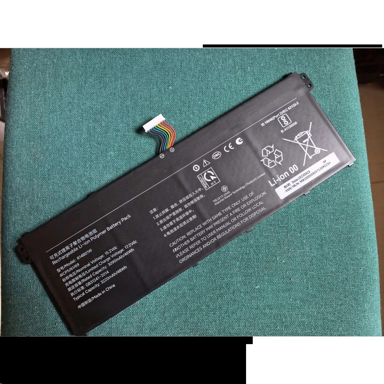 ，。for RedmiBook 14/16 XMA1901-AA/AG/BA R14B01W Battery New，。