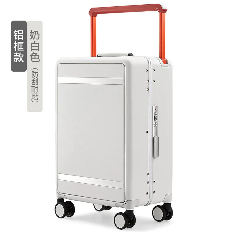 New travel luggage leisure trolley wide pull bar suitcasex fashion simple luggage wholesale large 20/24 \