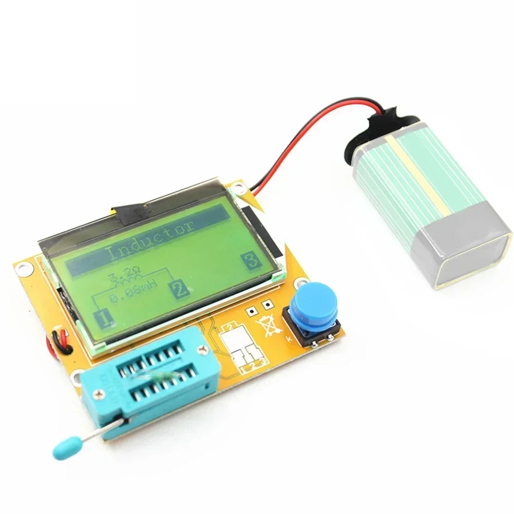 For DIY Electronics LCR-T4 Digital Transistor Tester Digital Transistor Tester With Case Capacitors Diodes MOSFET Regulator