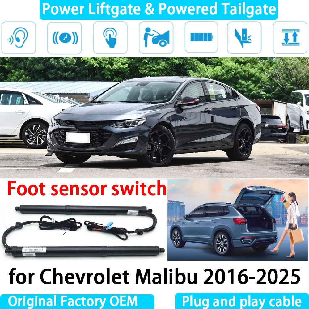 

for Chevrolet Malibu 2016-2025 Automatic Electric Power Liftgate Powered Tailgate Strut Tail Gate Lift System