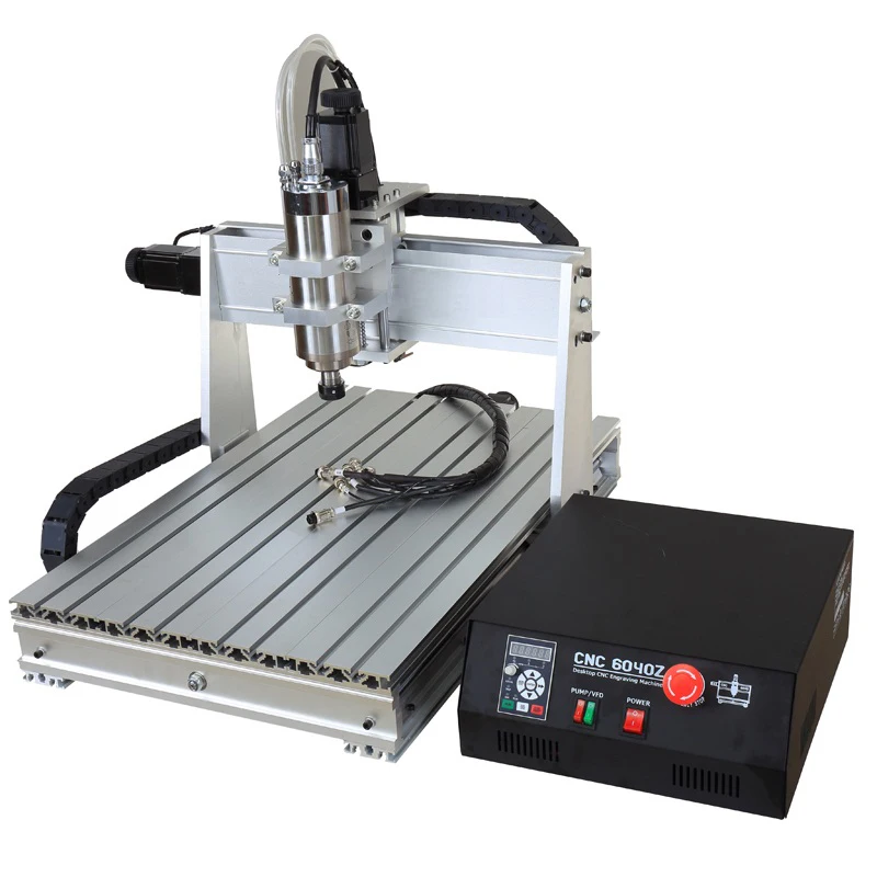 China Mini 3 Axis CNC 6040 Hobby Desktop CNC Router Engraver Machine for Wood Acrylic Brass Aluminum Carving Milling