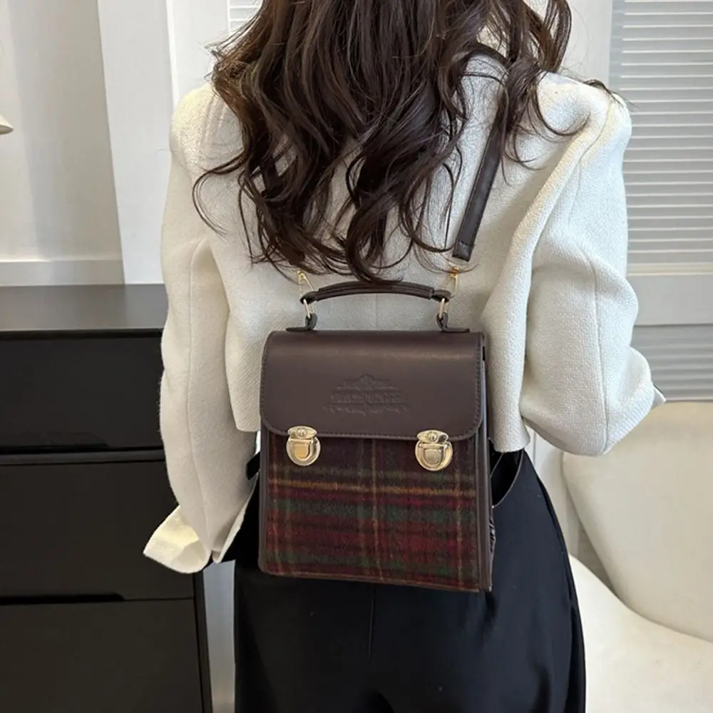 Bolsos de hombro cruzados de cuero PU para mujeres y niñas, bolso de mano multifunción de gran capacidad con personalidad, mochila
